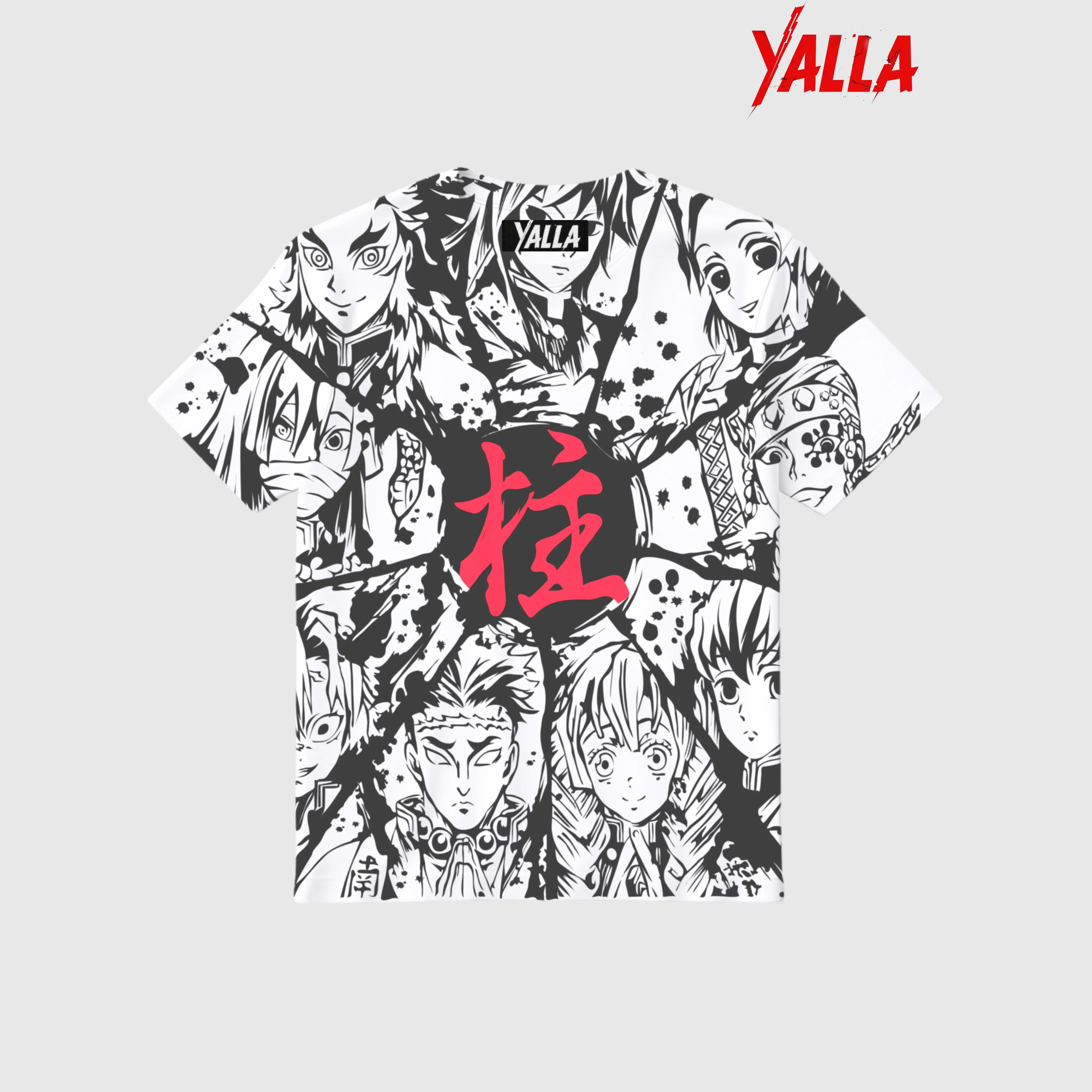 The Nine Hashira "Manga Grid" Tee